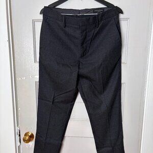 Banana Republic Mens Charcoal Dress Pants Tailored Fit 30/32 Wool Blend